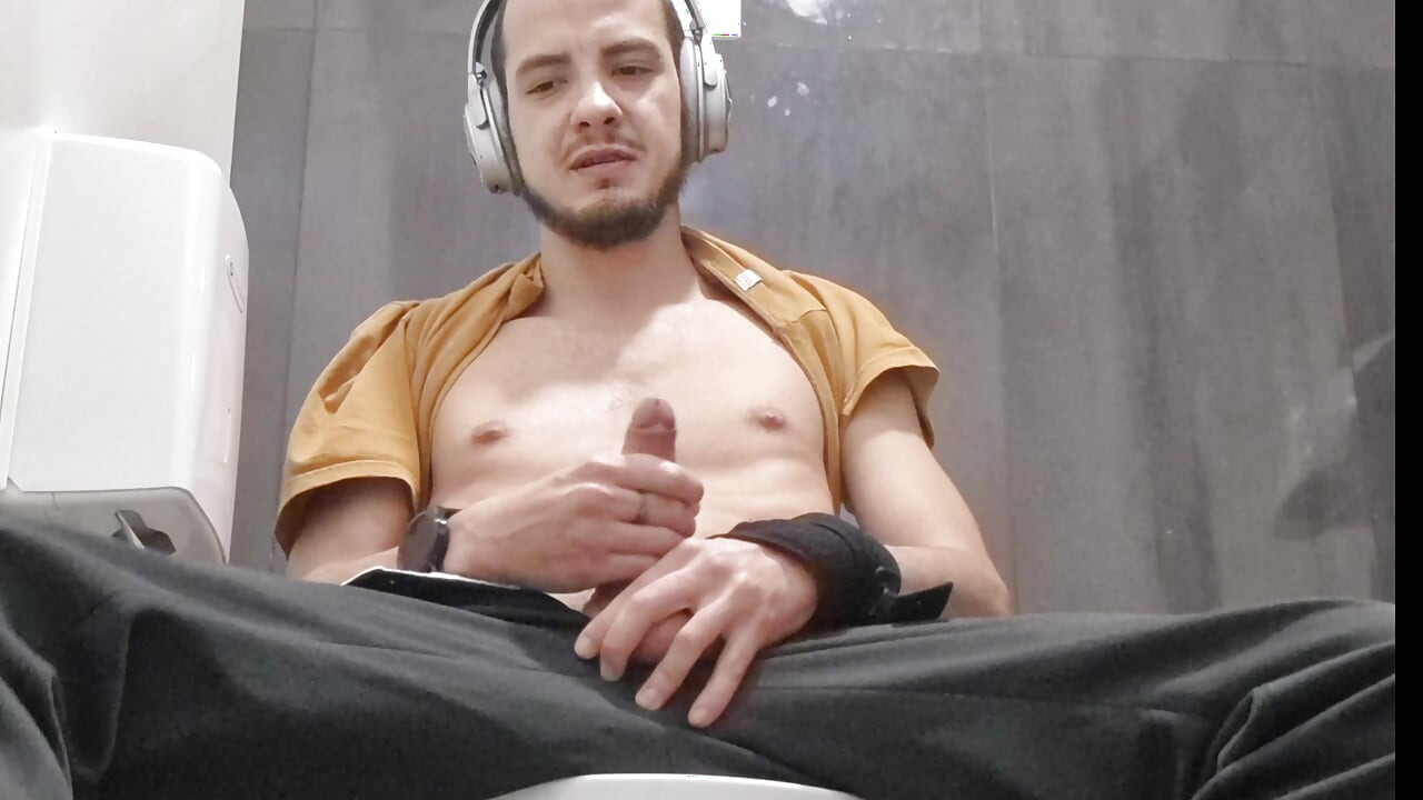 Quick Break at the Office Toilet