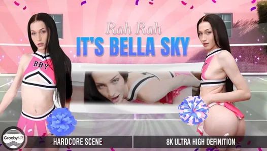GROOBYVR - Bella Sky Enjoys Riding Cock on POV Video