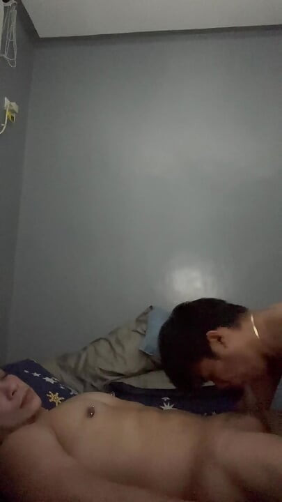 Filipino student Sucks My Cock and Swallows Every Drop!