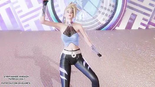 MMD Aespa - Drama - Akali sexy Kpop Dance Liga der Legenden hentai unzensiert 4K 60FPS