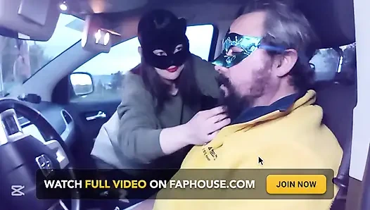 Arabada yüze tokat atma