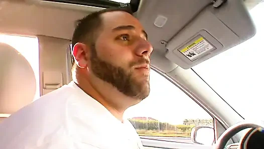 Blonde bitch sucks me legs cock then gets fucked hard