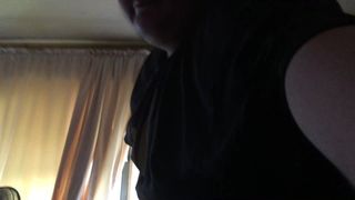 Fat sissy shakes ass