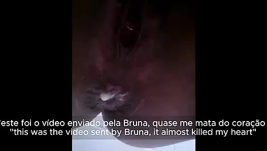 Bruna Silva Hotwife - zu hause der Esser genannt, Während der Cuckold arbeitete - mit Untertiteln in englisch und portugiesisch