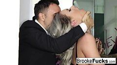 Brooke Brand takes a massive English cock