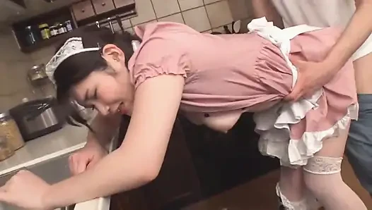 Ryoka Sakurai Sexy Maid Body Instant Passion Service