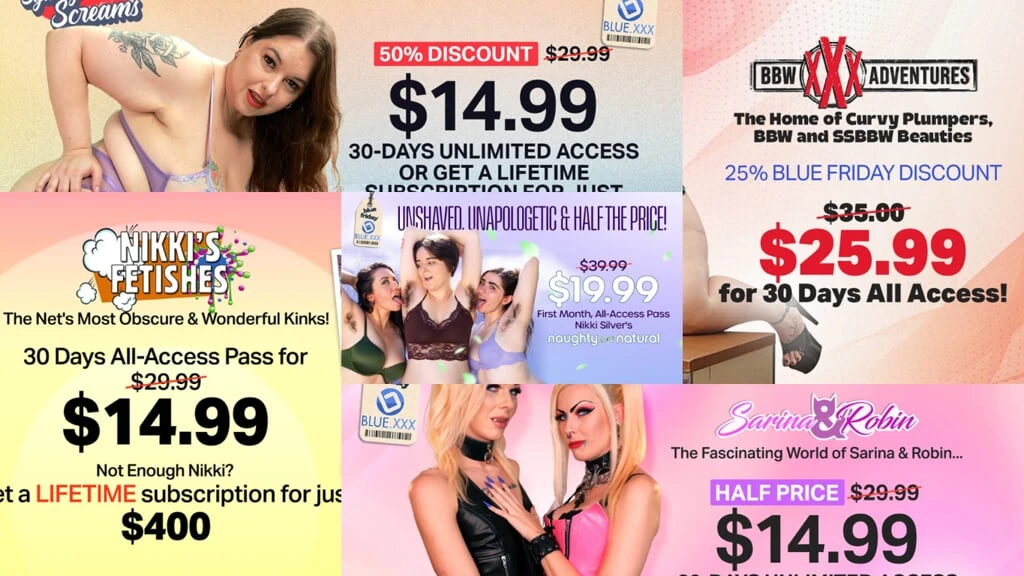 BLUEXXX Black Friday 2025 - Half Price & Lifetime Access