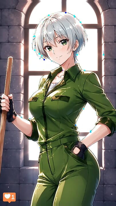 動漫女孩跳舞