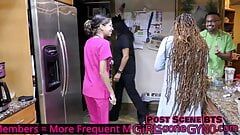 Student Medical Interns Practice On Ebony Beauty Giggles While Doctor Tampa Watches! Full Movie At GirlsGoneGynoCom!