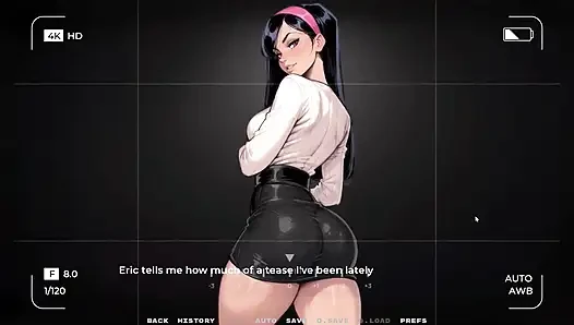 My New Girlfriend [ Taboo Hentai Game ] Ep.35 My GF Likes to Show Her Latex Panties to Older Man!