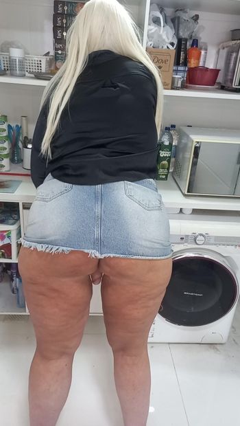 My sexy ass in a mini skirt