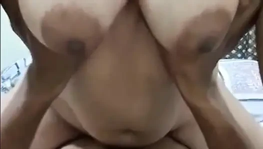Hot wife fucking pussy and boobs, Sexy horny night with boyfriend in a hotel room