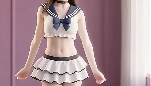 D.Va's Bubbly Dance (Girls' Generation - Gee) Uncensored Hentai AI Generated