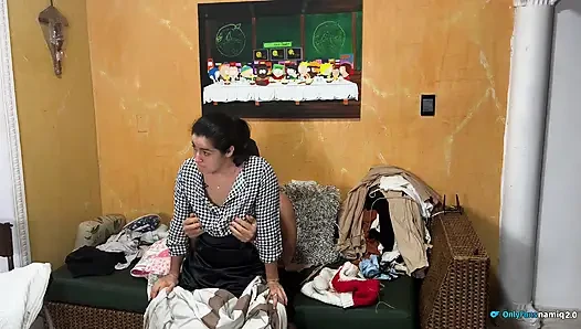 My boss's husband fucks me while she works in his office!