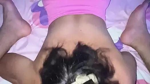 Богатый минет, трах и молоко в заднице