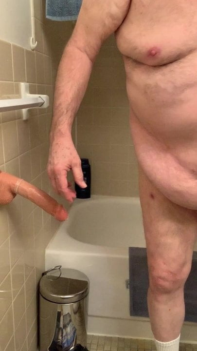 Fucking myself with a dildo