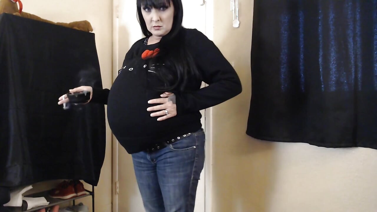 Sneaky Pregnant Smoker