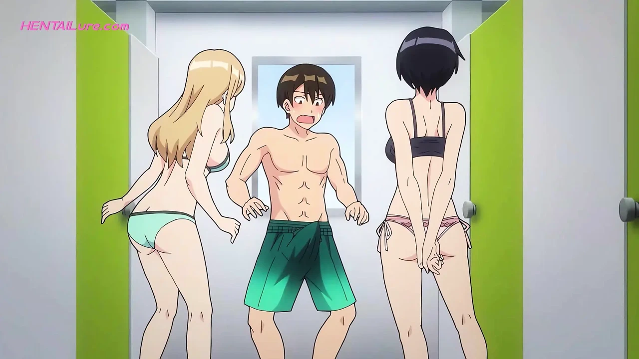 Adam Tries to Stay Calm but His Boner Gives Him Away as These Hotties Pushes the Moment Into Hot Sex