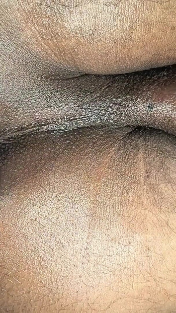 Close-up Deep BIG Butt Plug Masturbation Indian Brown  Tight Pink Asshole | Clip 1