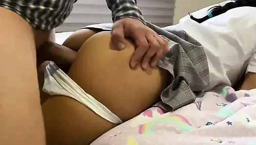 Try Not to Cum! Real Babe Gives Her Math Teacher Her Buttocks to Pass the Subject