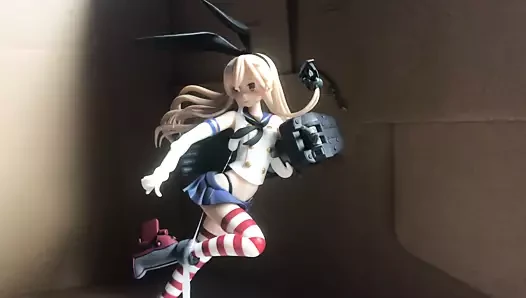 Shimakaze figürü bukkake sof