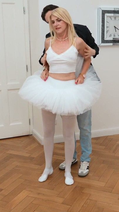 MATURE4K. The Mature Ballerina is ready to fulfill the client’s Wet dreams | Clip 1
