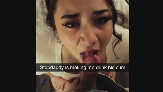 REAL Stepdaddy Punishes His Daughter (Warning: Very Rough Sex)