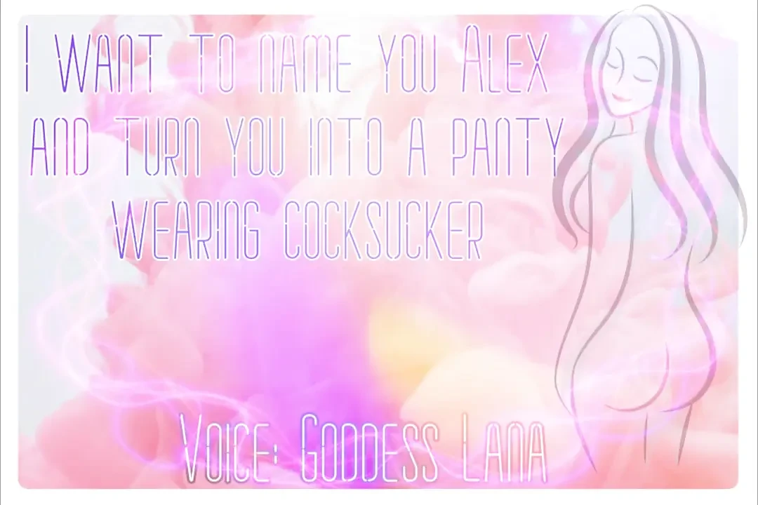 AUDIO ONLY - I want to name you Alex and turn you into a cocksucker
