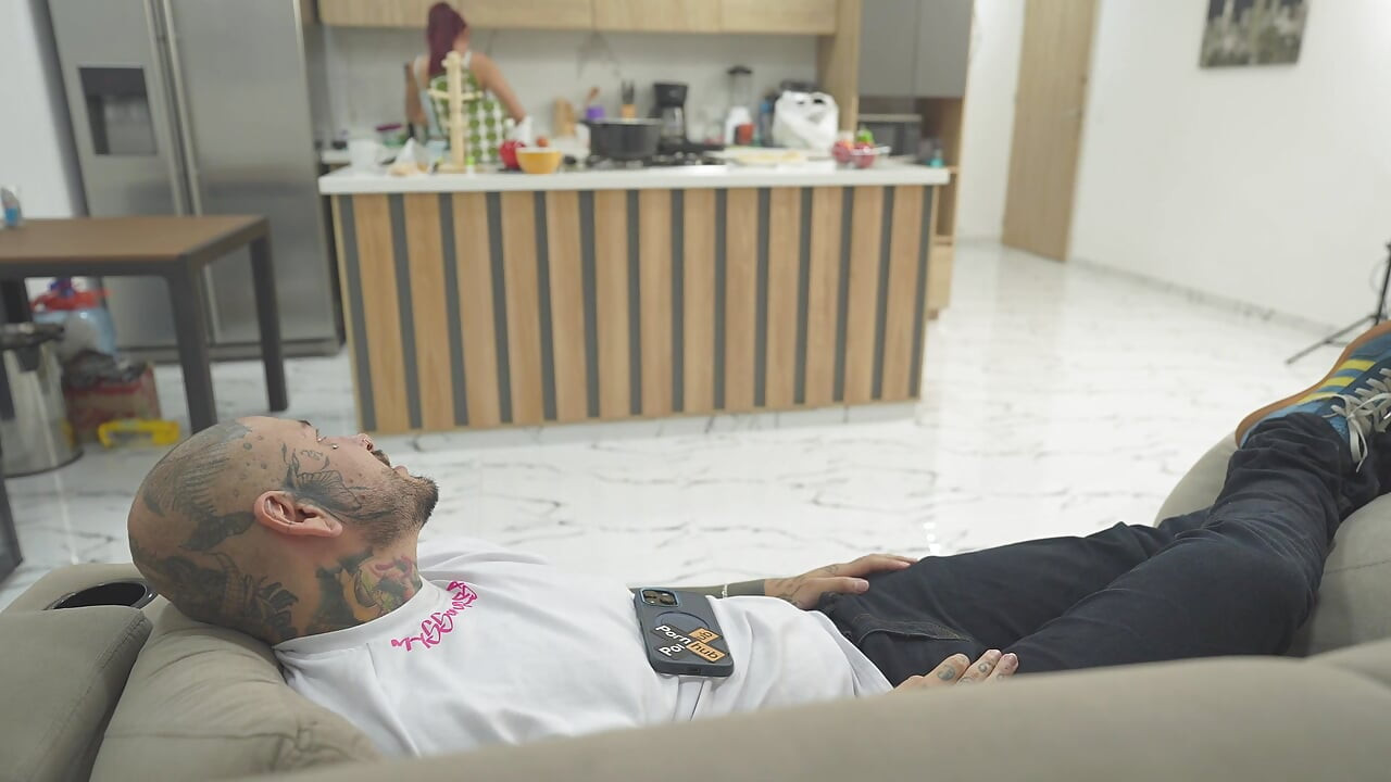 Cuckolding My Wife with a Thick-ass MILF Who Rides Me Hard in Front of Her