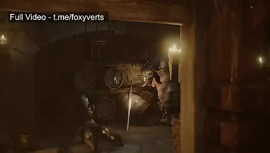 Ogre Orc with Cute Elf