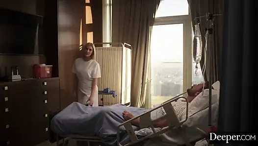 Deeper. Naughty Nurse Kenzie Gets Involved with a Patient