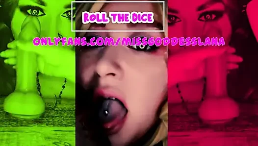 Rollen sie den Würfel Lutsch Ihren Dildo mit mir, das Online-Spiel