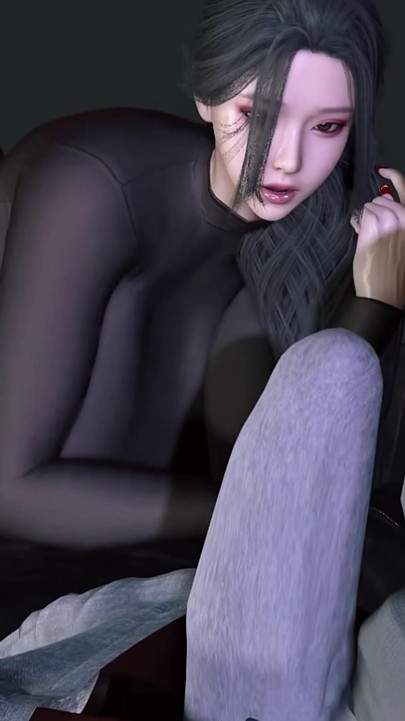 3D BBW Asian MILF Naked Her Huge Boobs Got Fucked by BBC