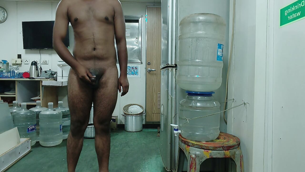 Hot boy jurking dick in alone at home