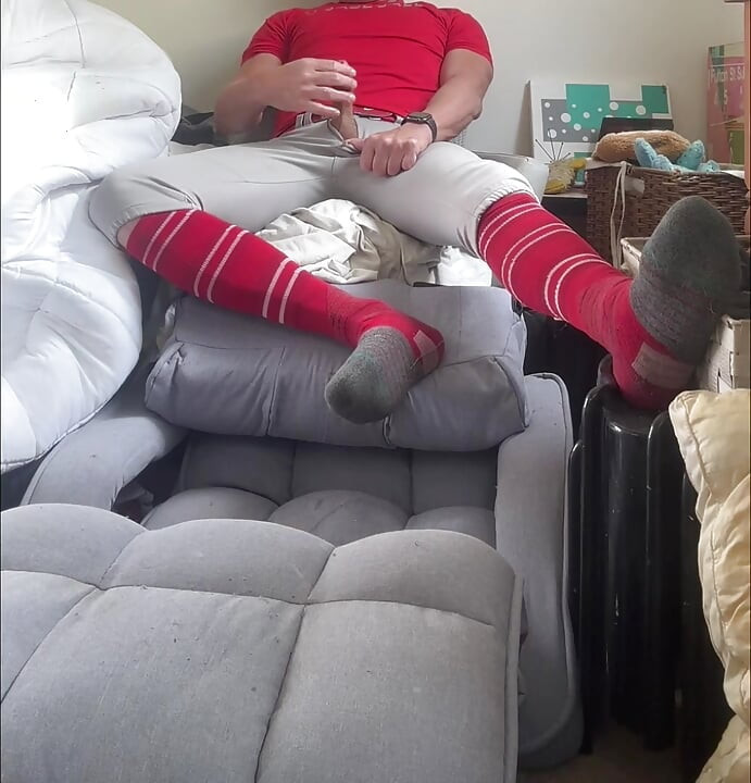 שחקן בייסבול DILF JockDad87 חרמן יורה את גמירה האלפא שלו