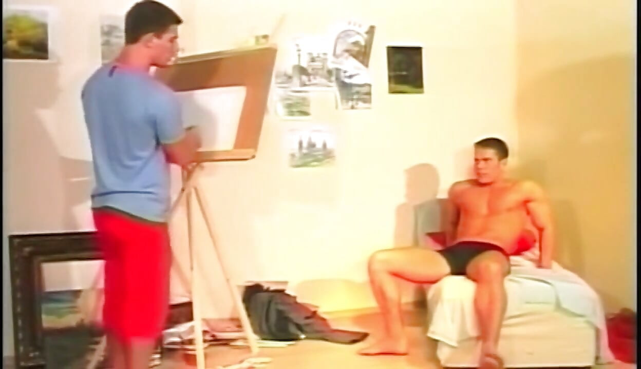 Muscular Hunks Share Intense Bareback Anal Passion