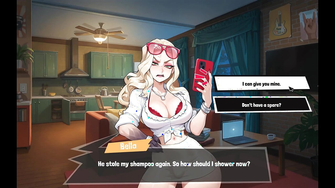 Femboy Futa House Futanari Hentai Spel Aflevering 3 Ik betrapte mijn huisgenoot terwijl hij zijn kont in de badkamer liet neuken!