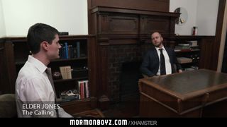 MormonBoyz - Priest leader barebacks young nervous boy