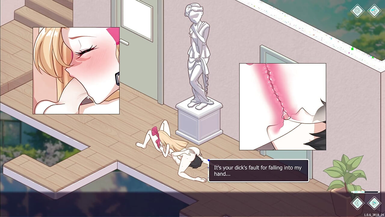 Happy student part 6! There is no light in the dorm she acsidently grubs me by my dick!
