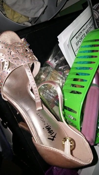 Little cum on heels
