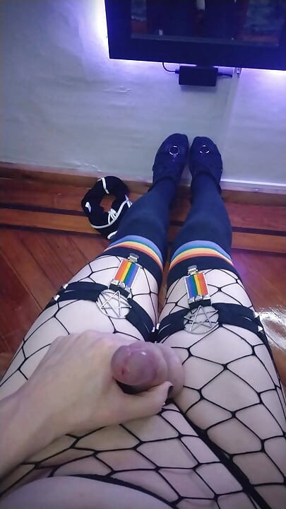 Pride Month Femboy Tease And Masturbates