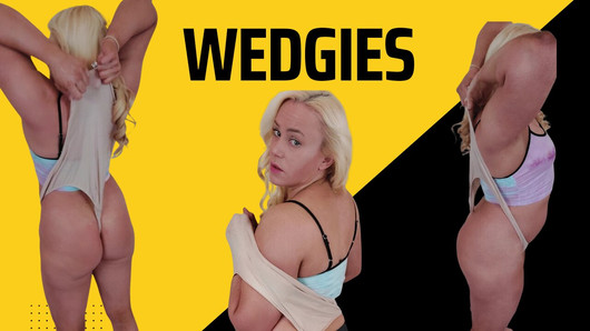 Wedgie-Mädchen wedgies großes Höschen