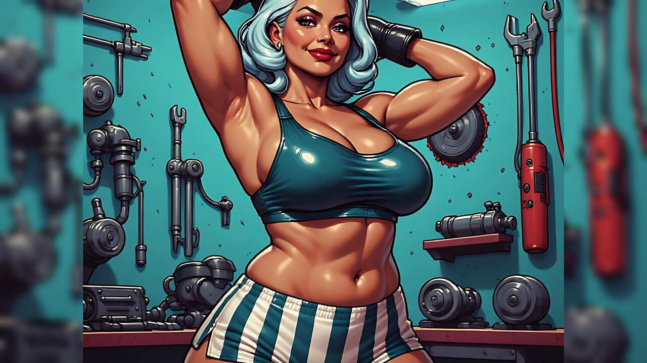 Sexy Women Boxercise Art