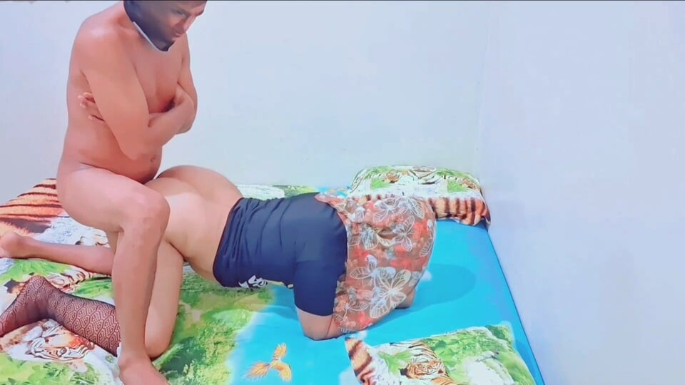 Hijab Girl Fishnet Stockings Doggy & Missionary - Indonesian Real Couple Homemade