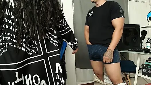 Ateşli feja ofiste çok seksi ateşli