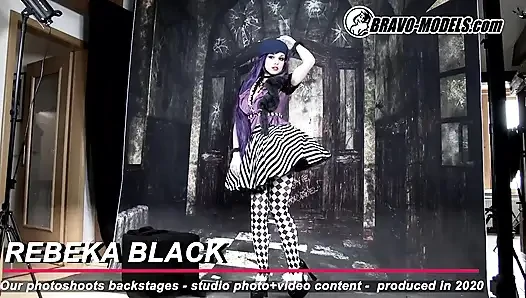 Pemotretan rebeka black 386-backstage - dewasa