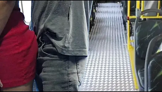 Pelajar berada di bus kota