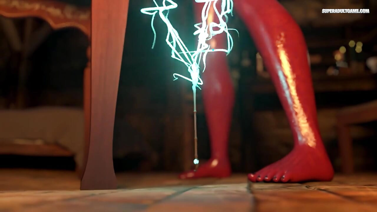 The Horny Witch Got Wet So She Summoned The Futa Sex Demon - She Gives Her Massive Cock And Got Filled With Cum ( 3D Realistic )
