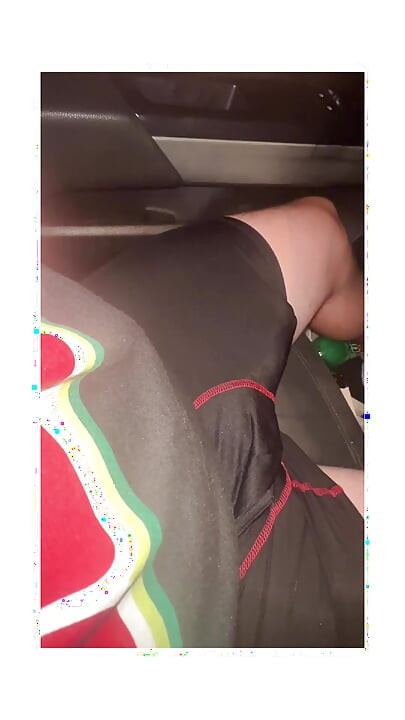 Compilation video of a big Johnson bulge while driving