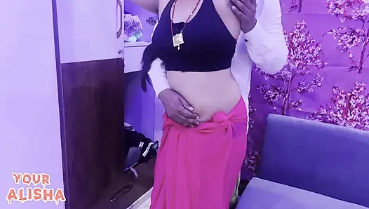 Hot Indian Wife Alisha Got Fucked in Saree by Her Husband